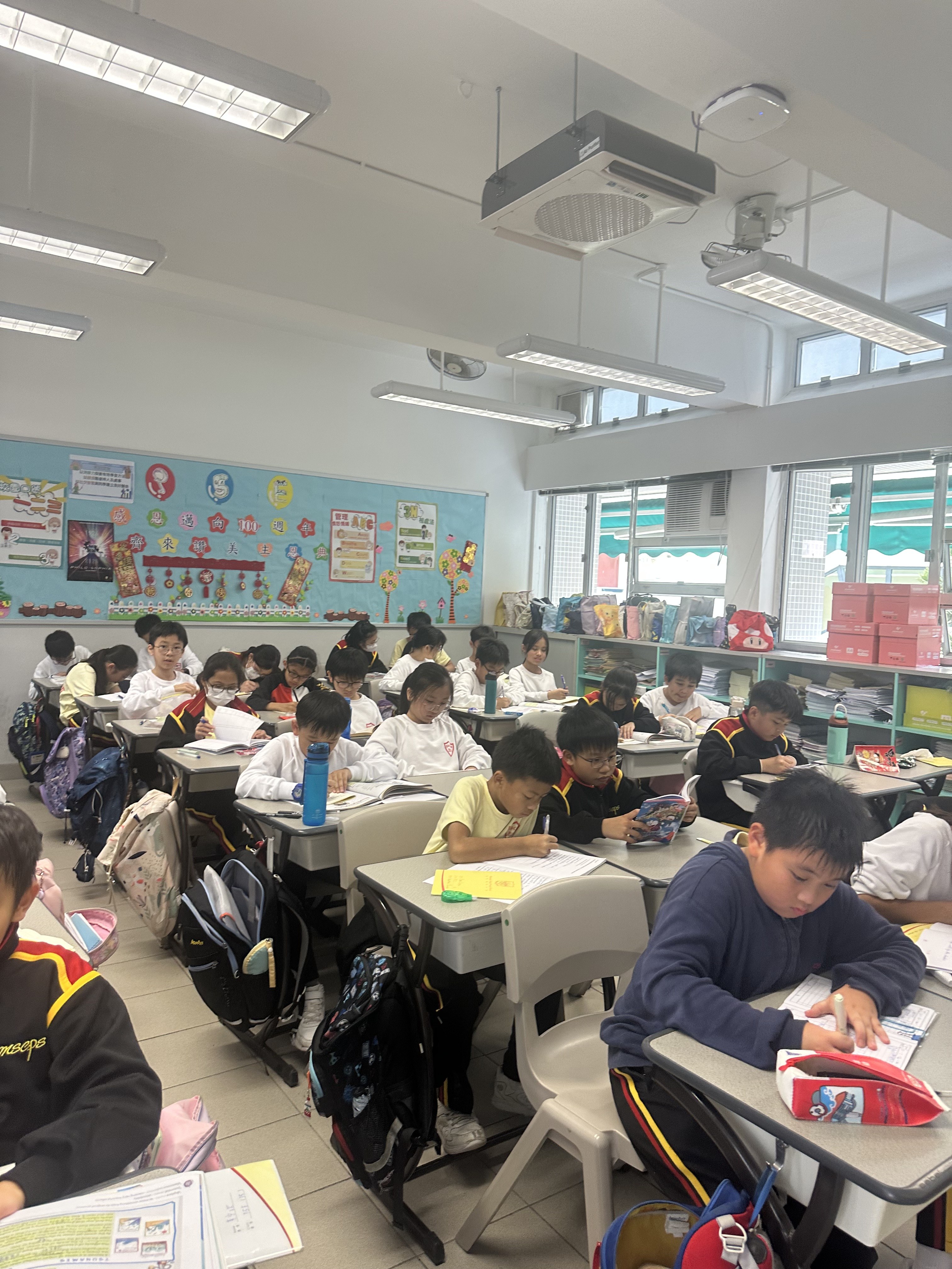 Whole class working independently